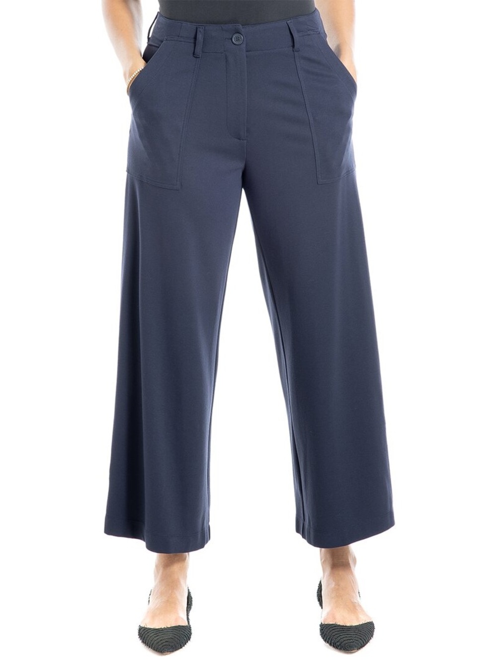 Max Studio Cropped Wide Leg Pants